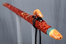 Red Mallee Burl Native American Flute, , , #K20L (26)